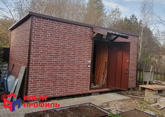 Фасадная панель Кирпич Рижский, цвет 02