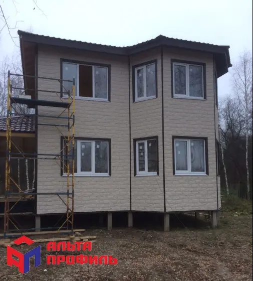 Фасадная панель Фагот ЭКО, цвет Песчаный