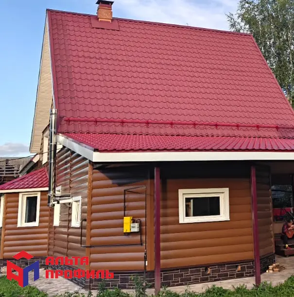 Акриловый сайдинг Блокхаус Премиум, Дуб светлый Вн-03 3100х226мм
