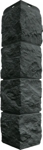 Наружный угол  ТУФ (графит) ЭКО, 0,58 х 0,15м.