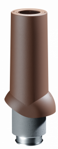 Docke PREMIUM/ Выход вентиляционный ИЗЛ-125/700/ Труба/ Светло-коричневый