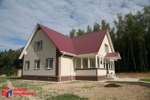Планка "софит" белая Т-19 - 3м.