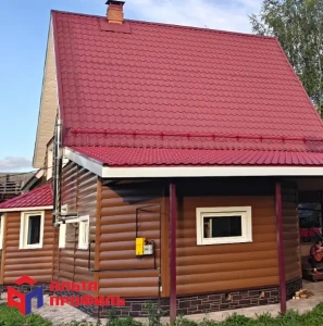 Акриловый сайдинг Блокхаус Премиум, Дуб светлый Вн-03 3100х226мм